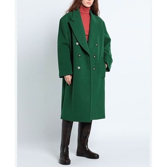 Michael Kors Mensy Double-Breasted Wool Blend Coat, NWT, Size XL - Picture 2 of 16